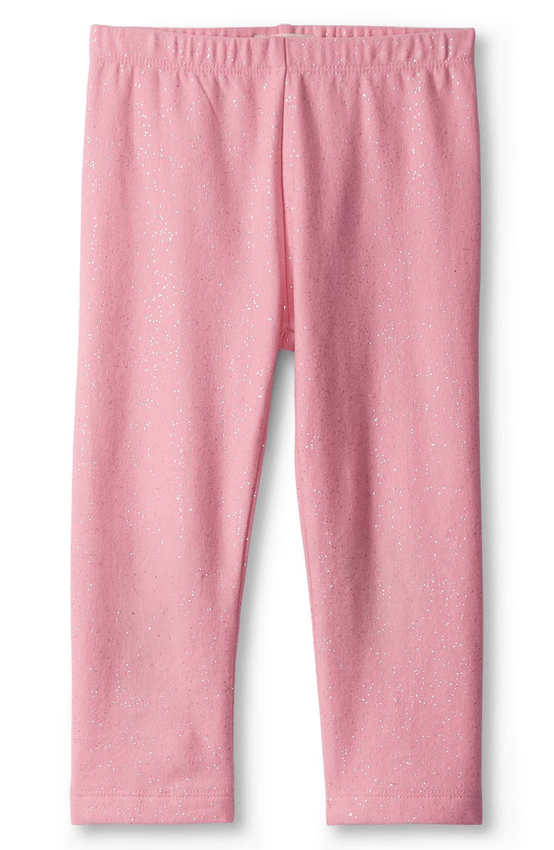 Hatley Cozy Glitter Leggings, Main, color, Pink