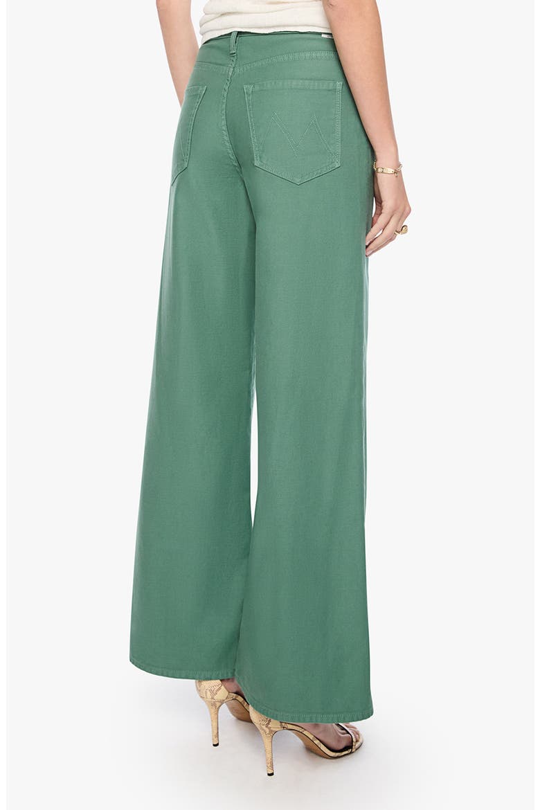 The Ditcher Roller Zip Skimp High Waist Wide Leg Jeans, Alternate, color, DARK IVY
