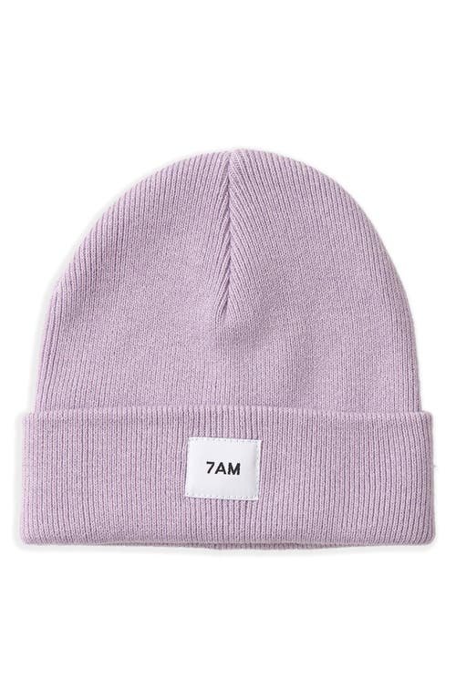 7 A.M. Enfant Kids' Heathered Beanie in Light Purple  product