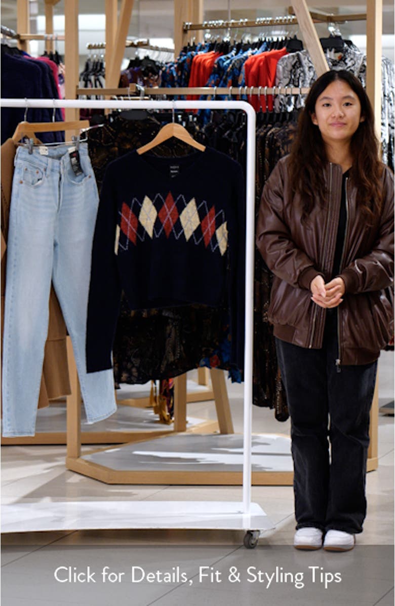 Argyl Boxy Sweater, sales video thumbnail