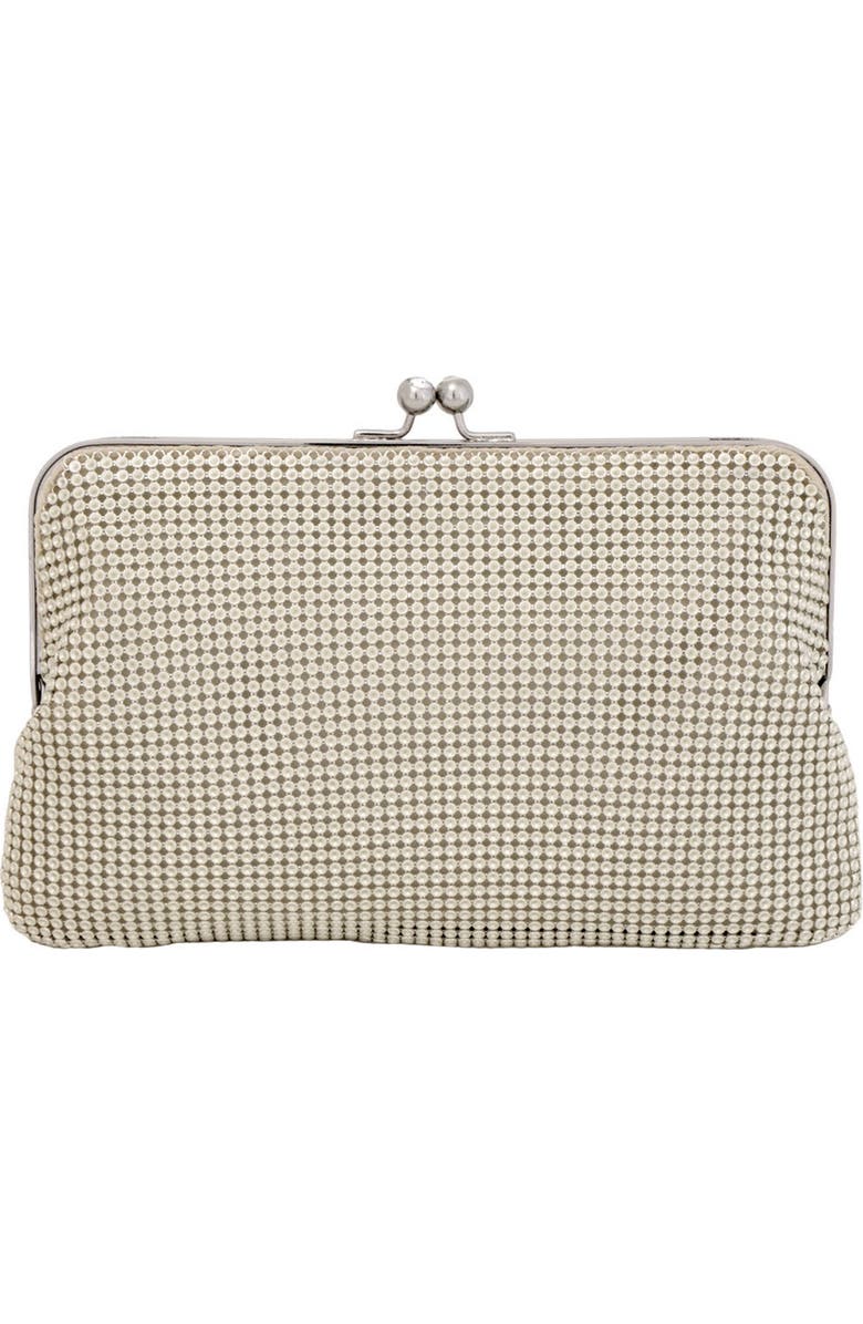 Whiting & Davis Mesh Clutch, Main, color,