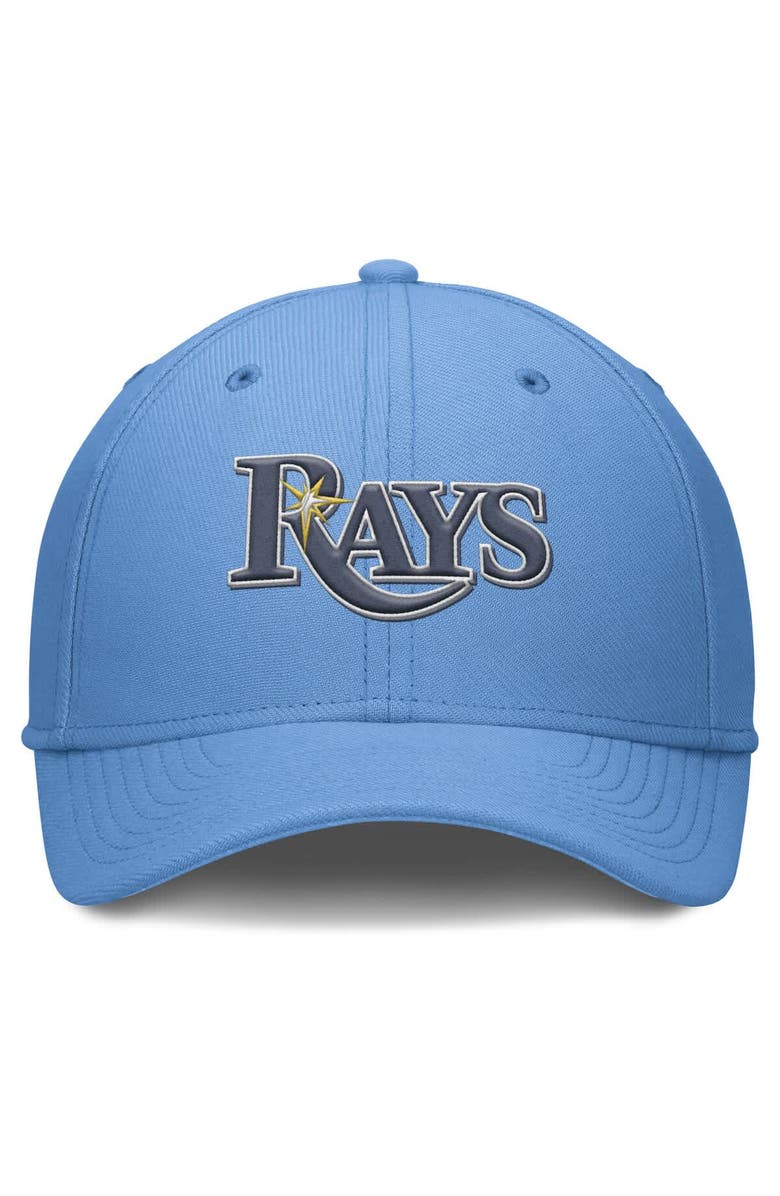 Nike Men's Nike Light Blue Tampa Bay Rays Rise Performance Flex Hat, Alternate, color, Light Blue