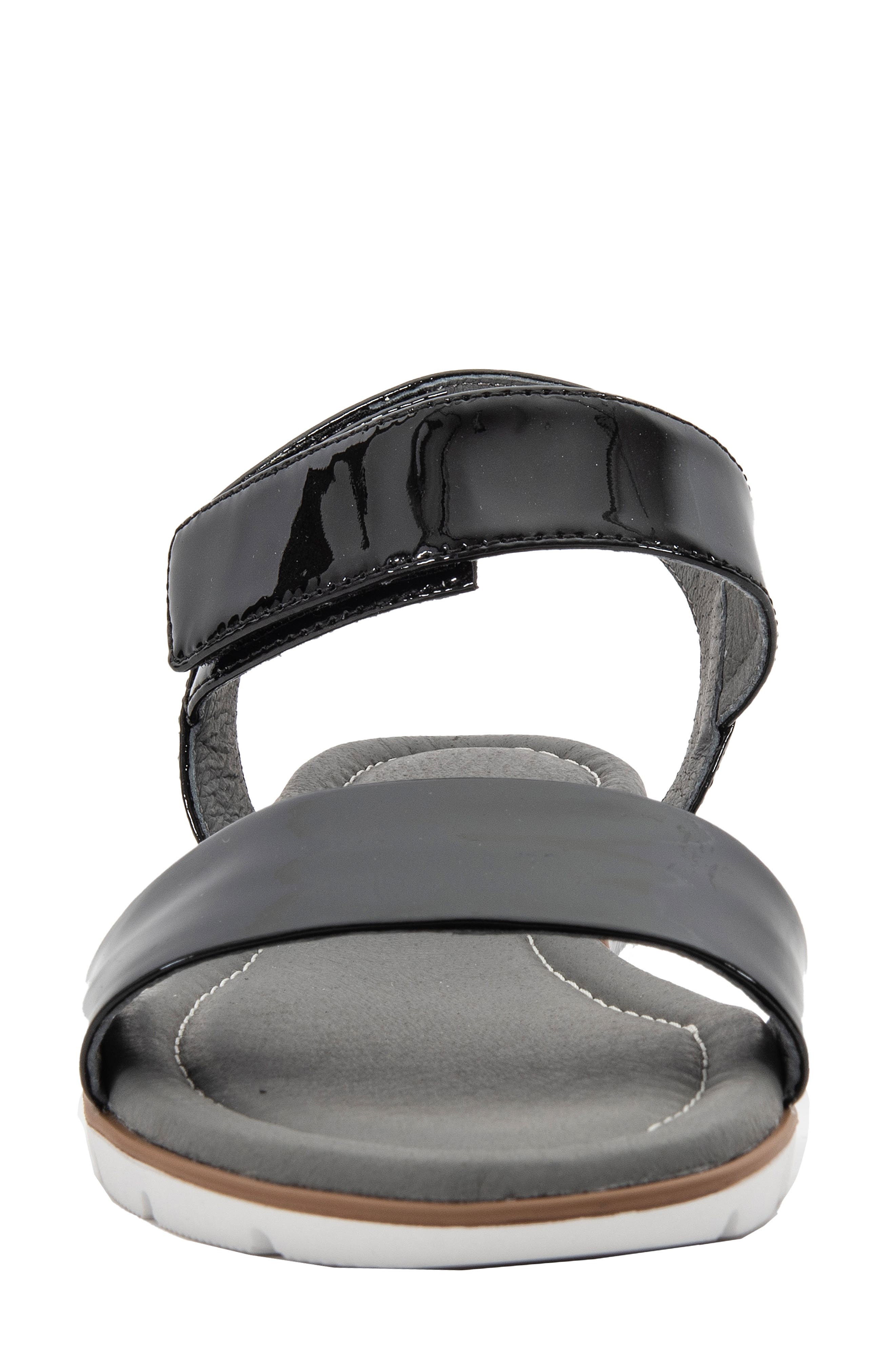 David Tate Scala Slingback Sandal, Alternate, color, Black Patent