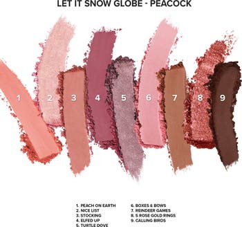Let It Snow Globes 3-Piece Makeup Palette Gift Set $306 Value