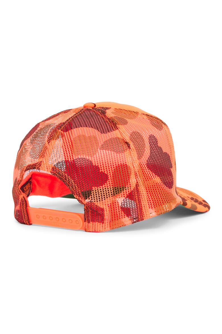 Lost Highway Trucker Hat, Alternate, color, ORANGE CAMO