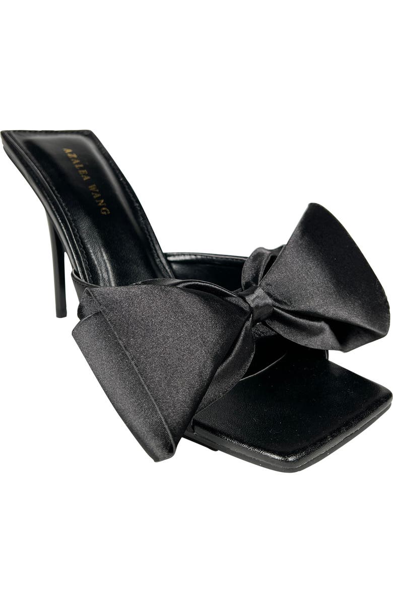 AZALEA WANG Rae Bow Stiletto Sandal, Main, color,