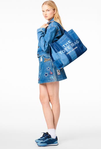 トートバッグ Marc Jacobs The Large Denim Tote Bag Marc Jacobs The Denim Large Tote Bag | Neiman Marcus