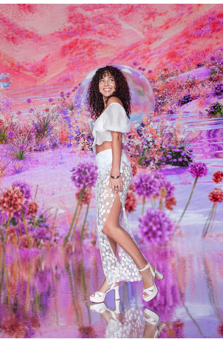 Chinese Laundry Theena Metallic Platform Sandal, Alternate, color,