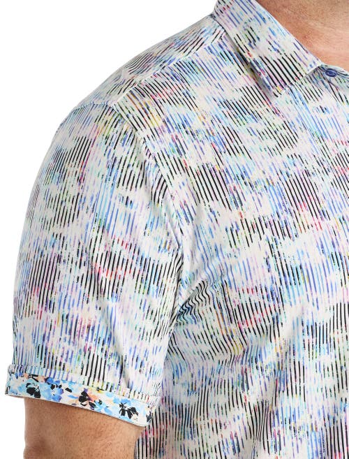 Robert Graham Big & Tall Delray Sport Shirt In Multi