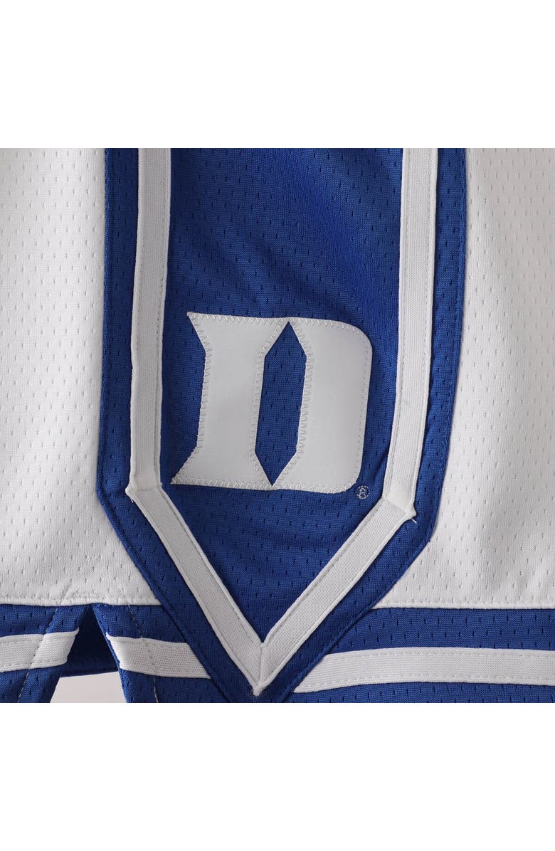 Nike Men's Nike White Duke Blue Devils Limited Basketball Shorts, Alternate, color, White