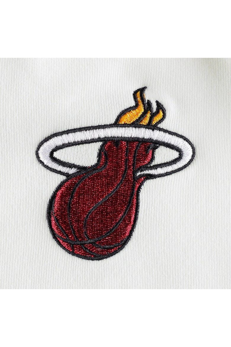 Women's Concepts Sport  White Miami Heat Sunray Shorts, Alternate, color, White