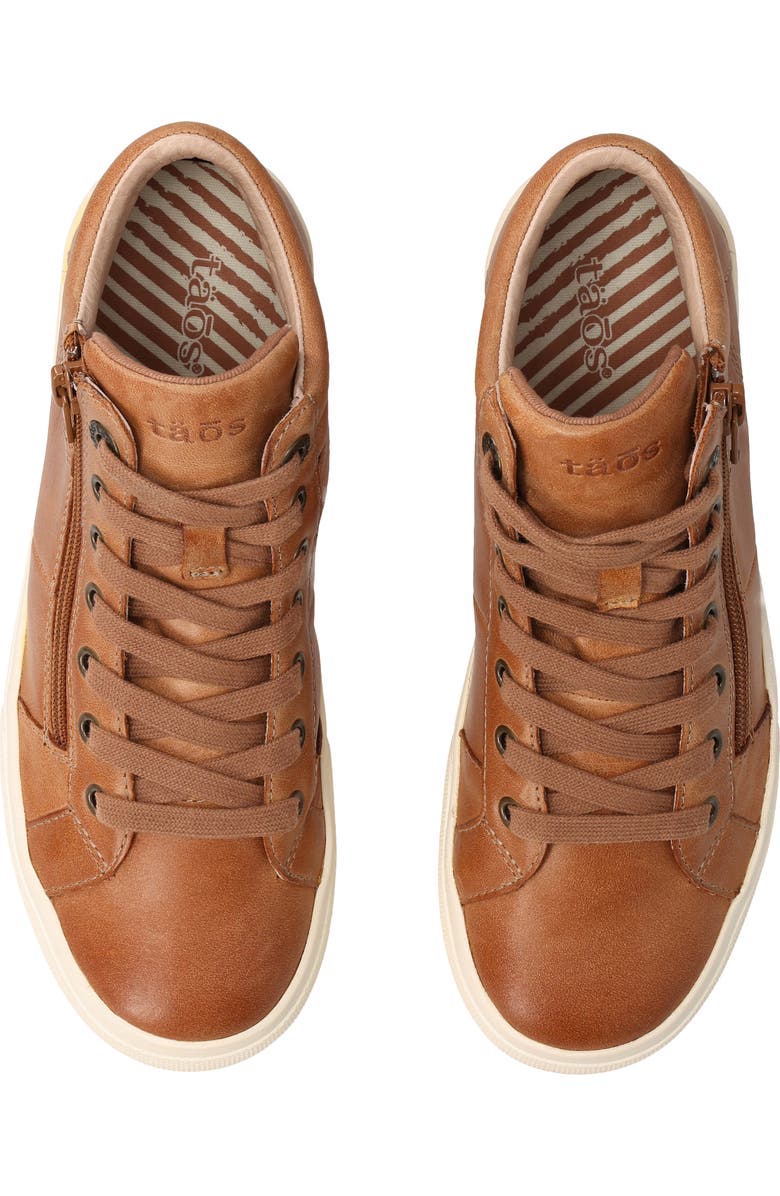 Taos Winner High Top Sneaker, Alternate, color, Caramel