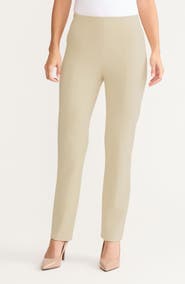 Misook Nia Slim Leg LuxeStretch Ponte Pant