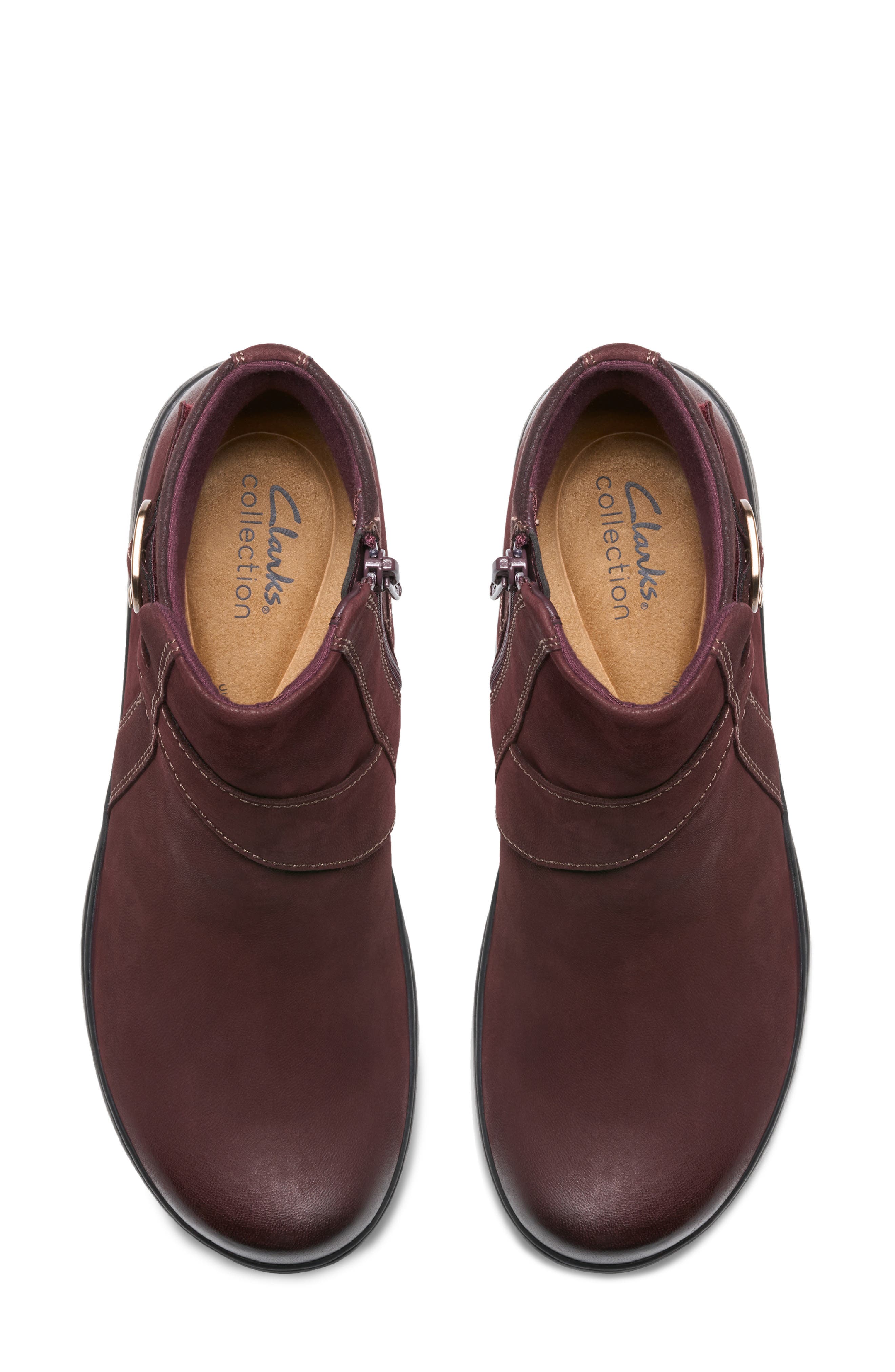 Carleigh Angie Short Boot - Wide Width Available, Alternate, color, MERLOT COMBO