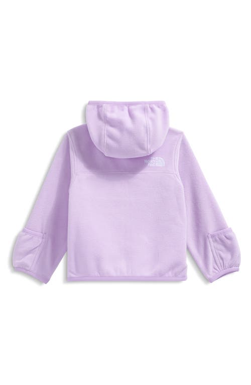 The North Face Baby Kids Glacier Full Zip Hoodie In Purple