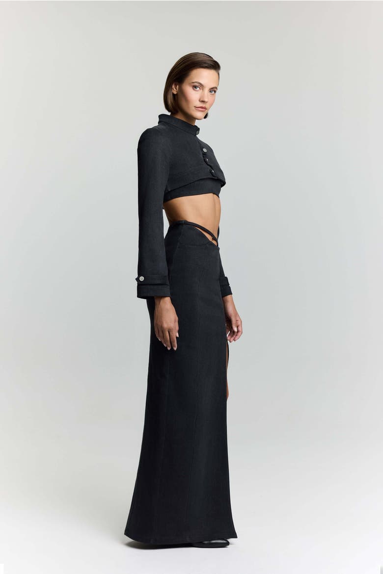 Dreams Denim Skirt, Alternate, color, Navy