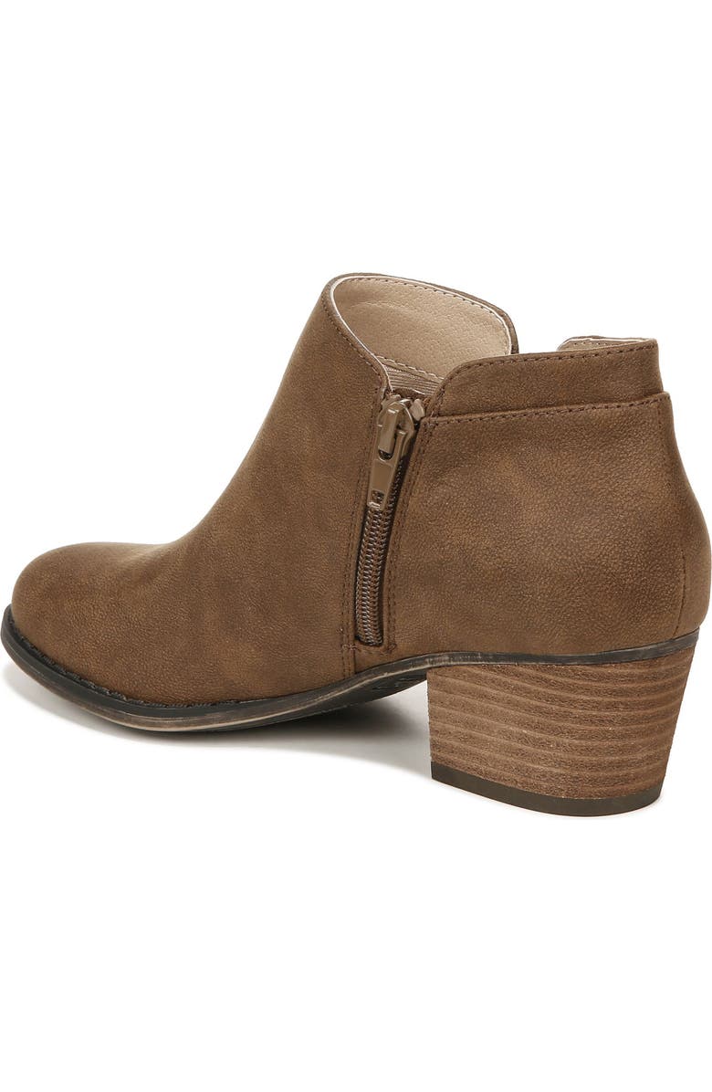 LifeStride Blake Zip Bootie, Alternate, color, Cognac