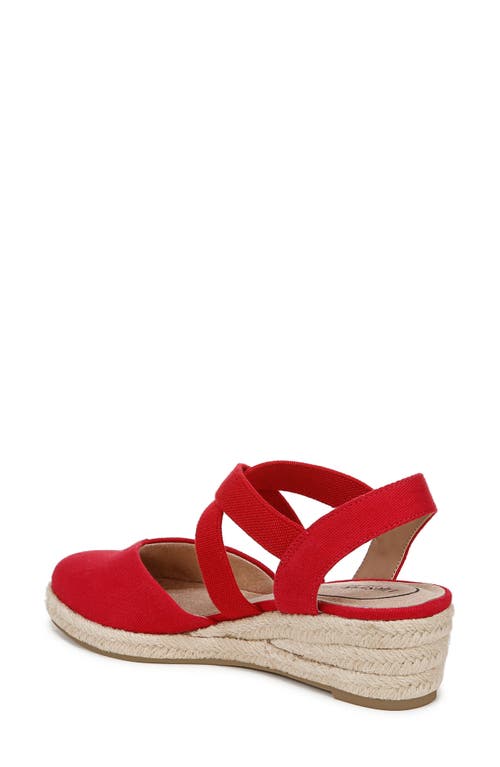LIFESTRIDE LIFESTRIDE KIMBALL SLINGBACK ESPADRILLE PLATFORM WEDGE