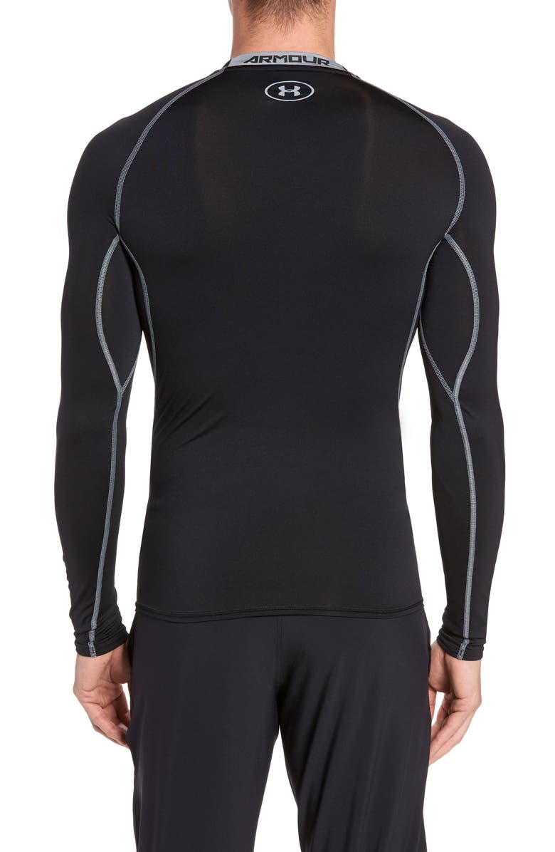 Under Armour HeatGear<sup>®</sup> Compression Fit Long Sleeve T-Shirt, Alternate, color, 