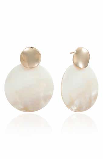 Mother-of-Pearl Drop Earrings