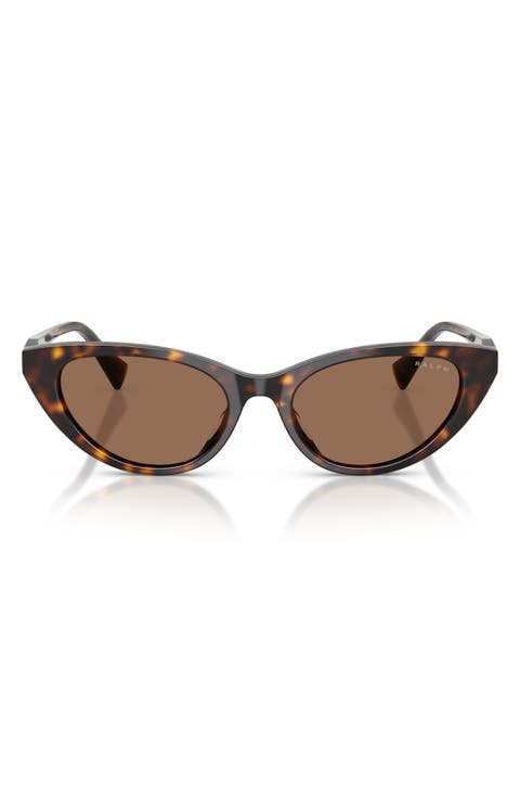 53mm Gradient Cat Eye Sunglasses
