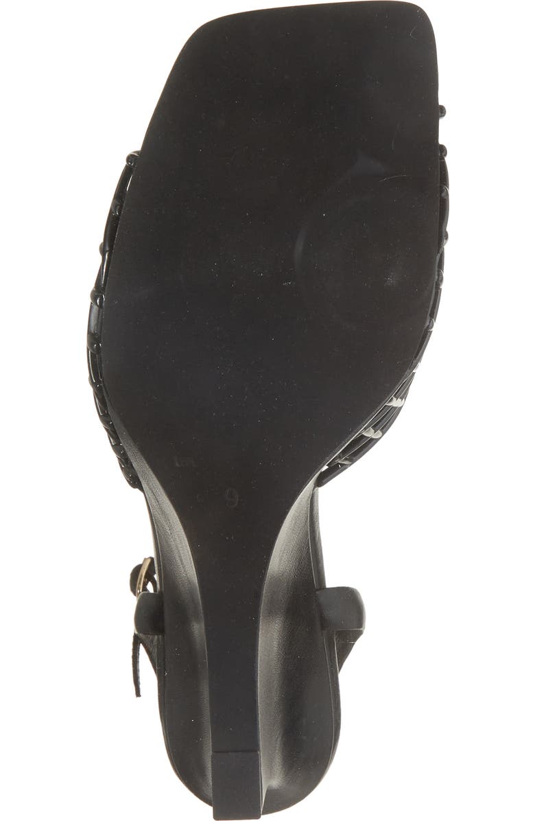 Jeffrey Campbell Bop-It Wedge Sandal, Alternate, color, Black