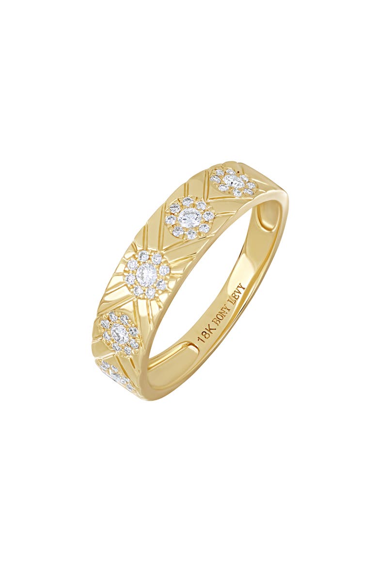 Cleo Diamond Stacking Ring, Main, color, 18K YELLOW GOLD