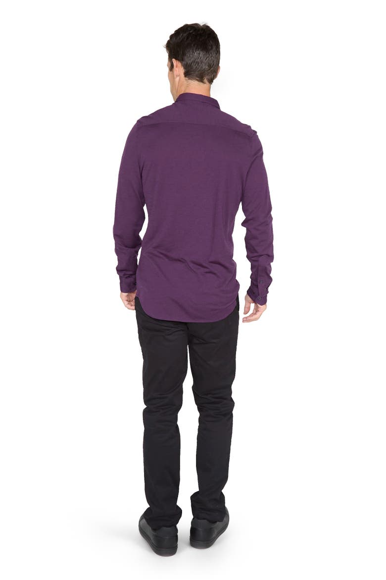 Shawn Merino Shirt, Alternate, color, Plum