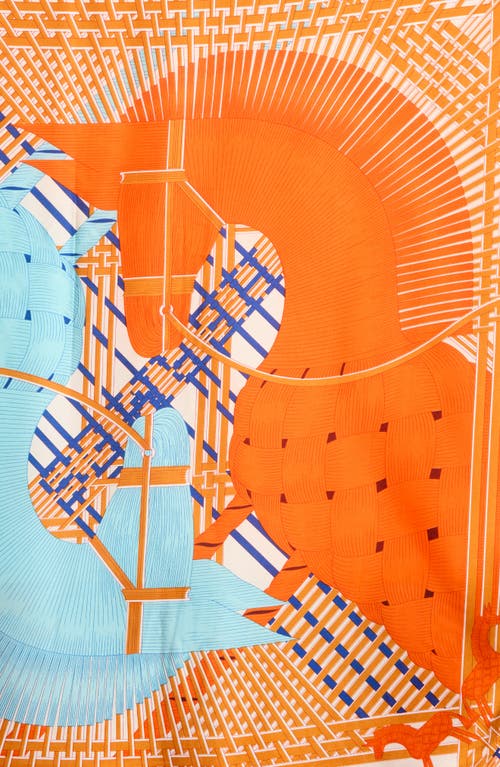 La Fiorentina Abstract Print Scarf