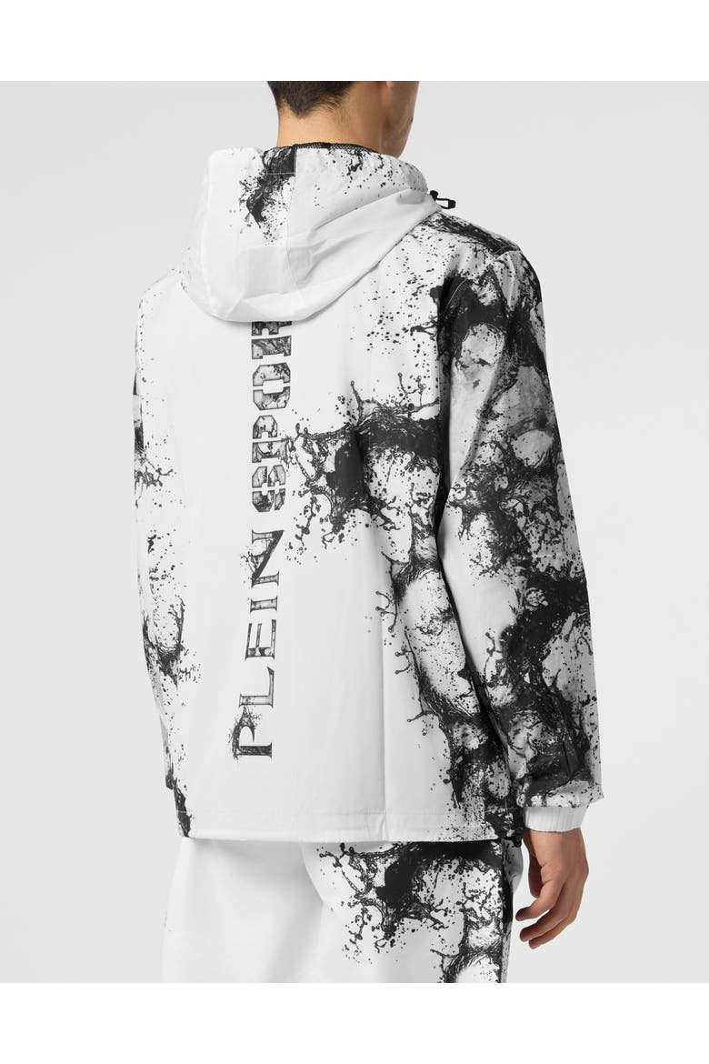 Windbreaker Jacket Splash Men, Alternate, color, white