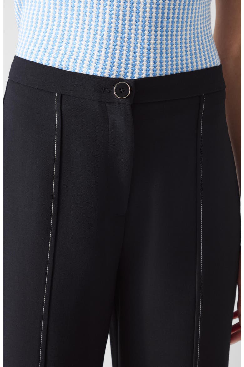 Eugine Crop Pants, Alternate, color, NAVY