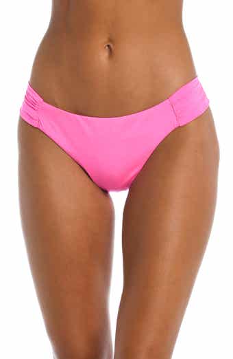 Solids Shirred Side Bikini Bottoms