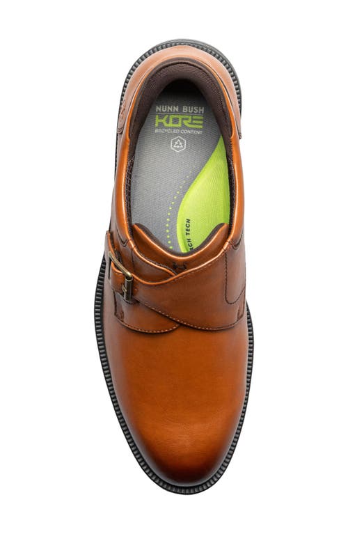 Nunn Bush Hero Plain Toe Monk Shoe In Brown