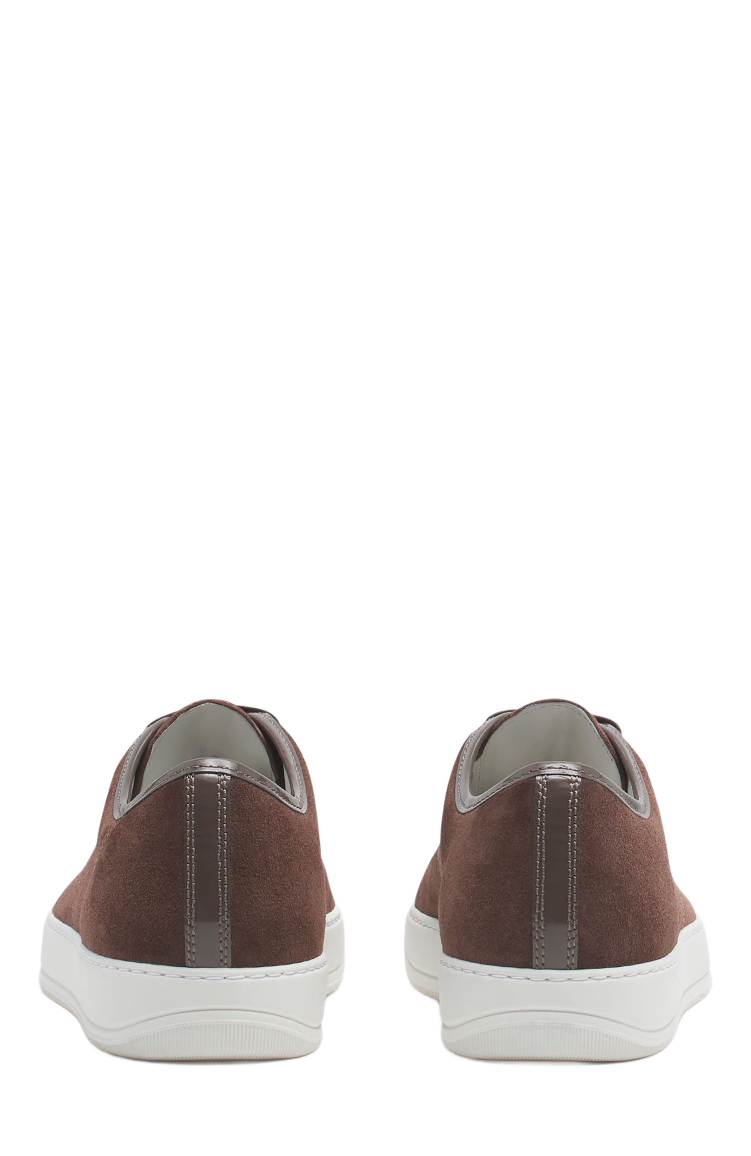 Lanvin DBB1 LEATHER AND SUEDE SNEAKERS, Alternate, color, 