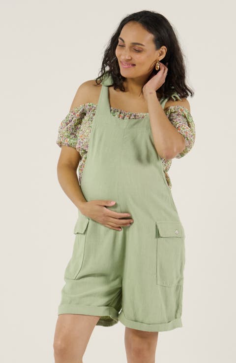 Eloise Maternity Shorts Overall