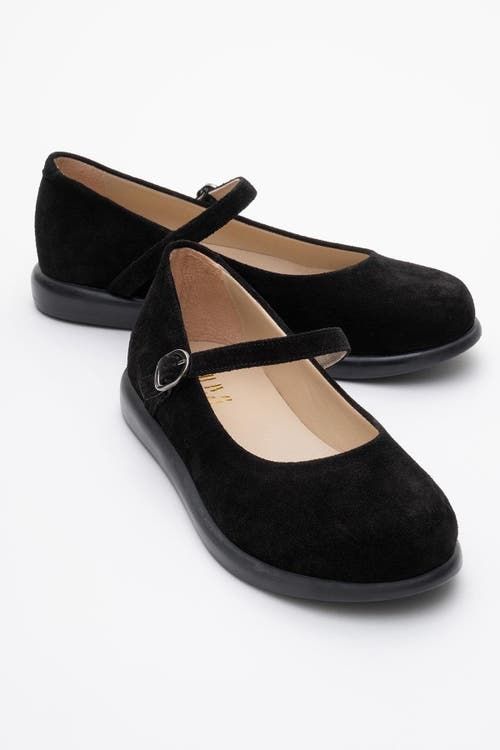 Forever & Always Shoes Anisa Leather Strap Flat