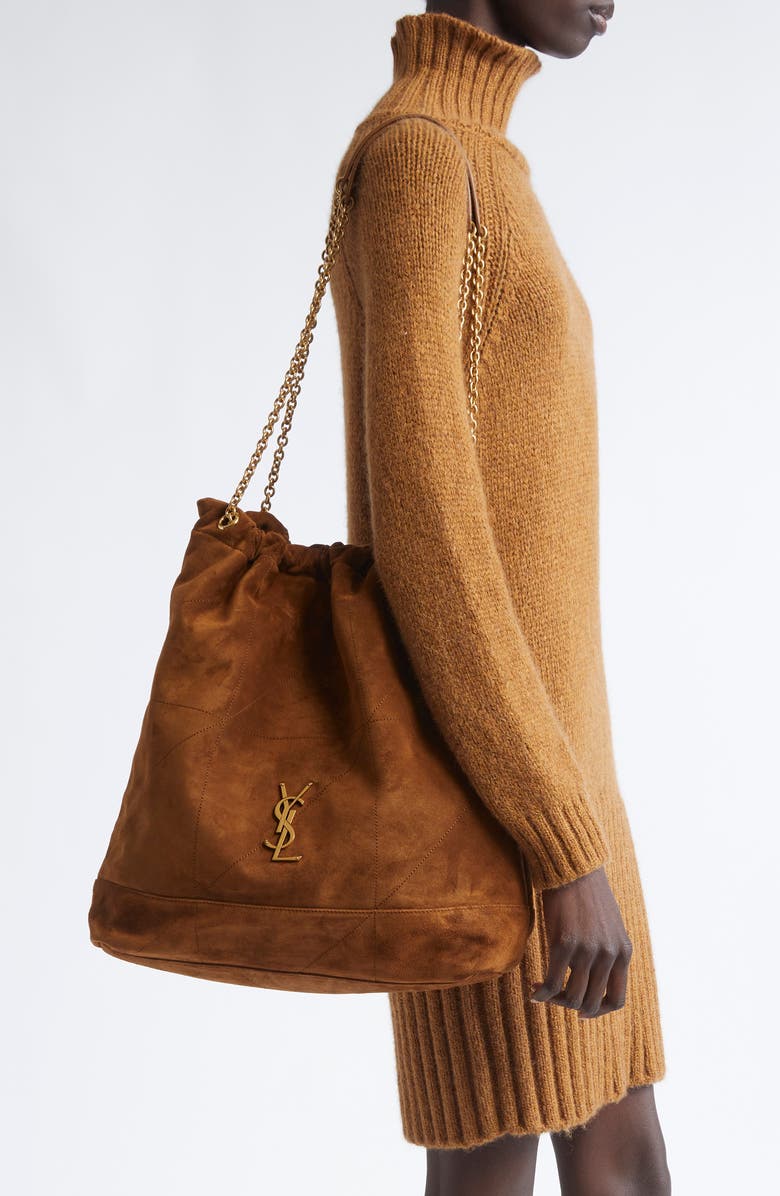 Saint Laurent Large Jamie 4.3 Patchwork Suede Shoulder Bag, Alternate, color,