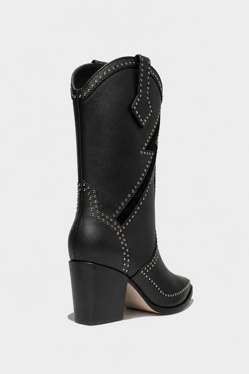 Women's Fashion Leather Boots Fred B, Alternate, color, Black