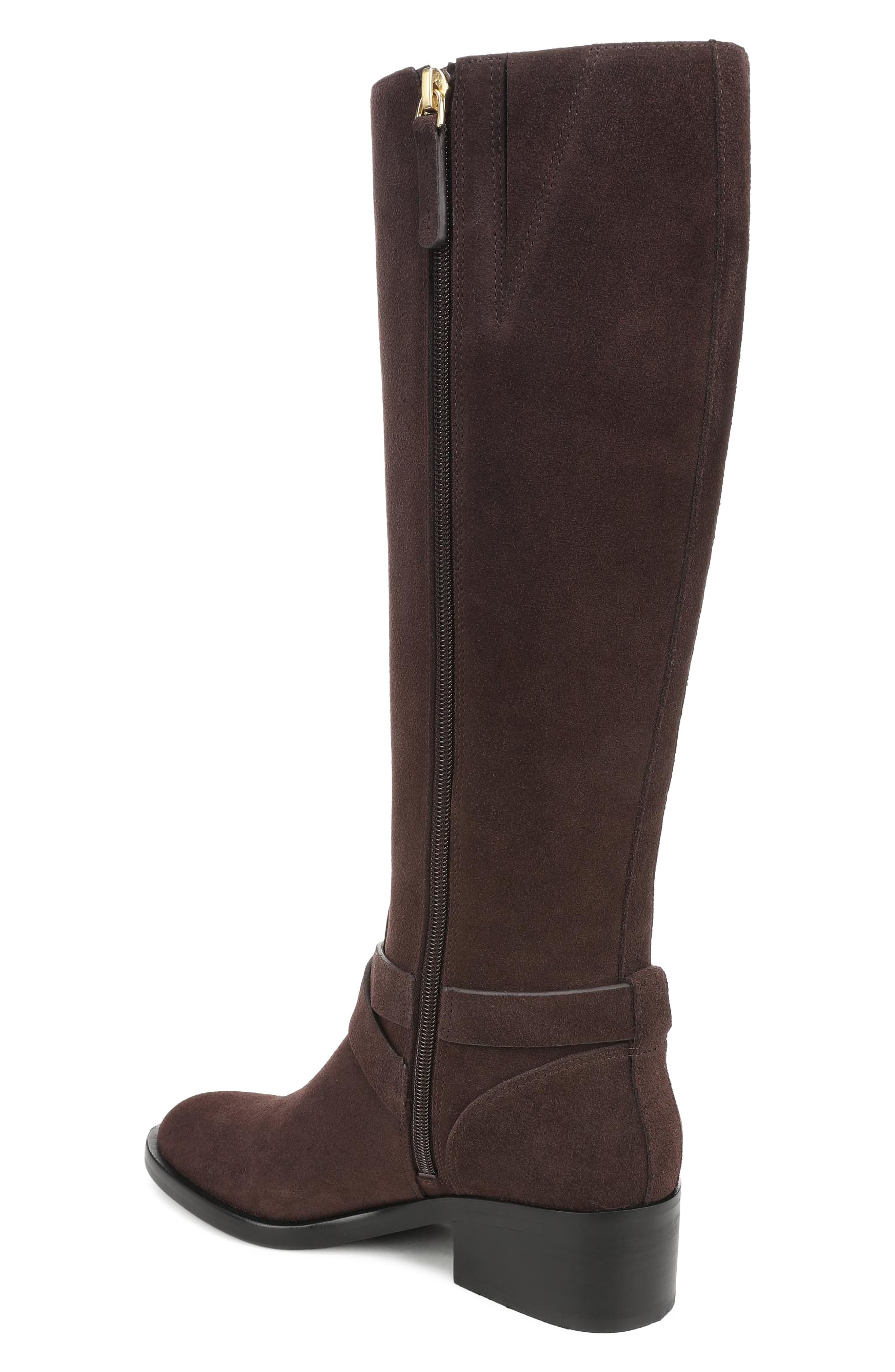 Samara Leather Tall Boot, Alternate, color, BROWN CHICORY