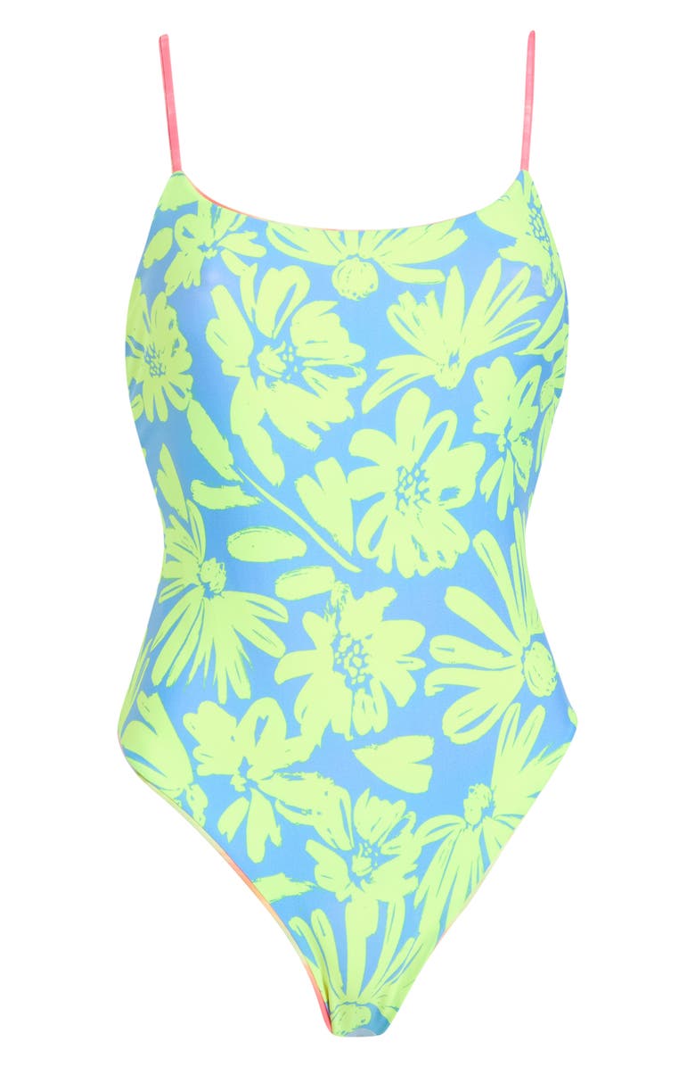 Maaji Luster Reversible One-Piece Swimsuit, Alternate, color, Pink
