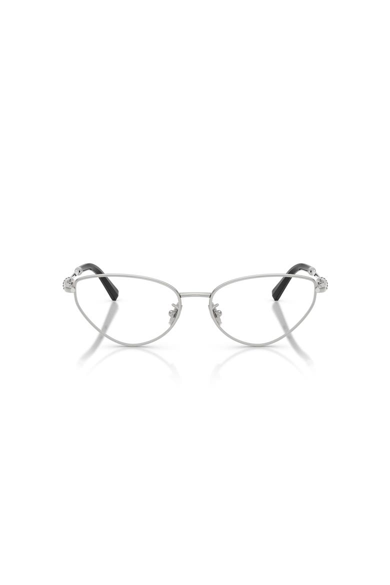 56mm Cat Eye optical glasses, Alternate, color, Silver