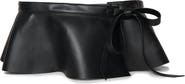 Lele Sadoughi Faux Leather Peplum Belt