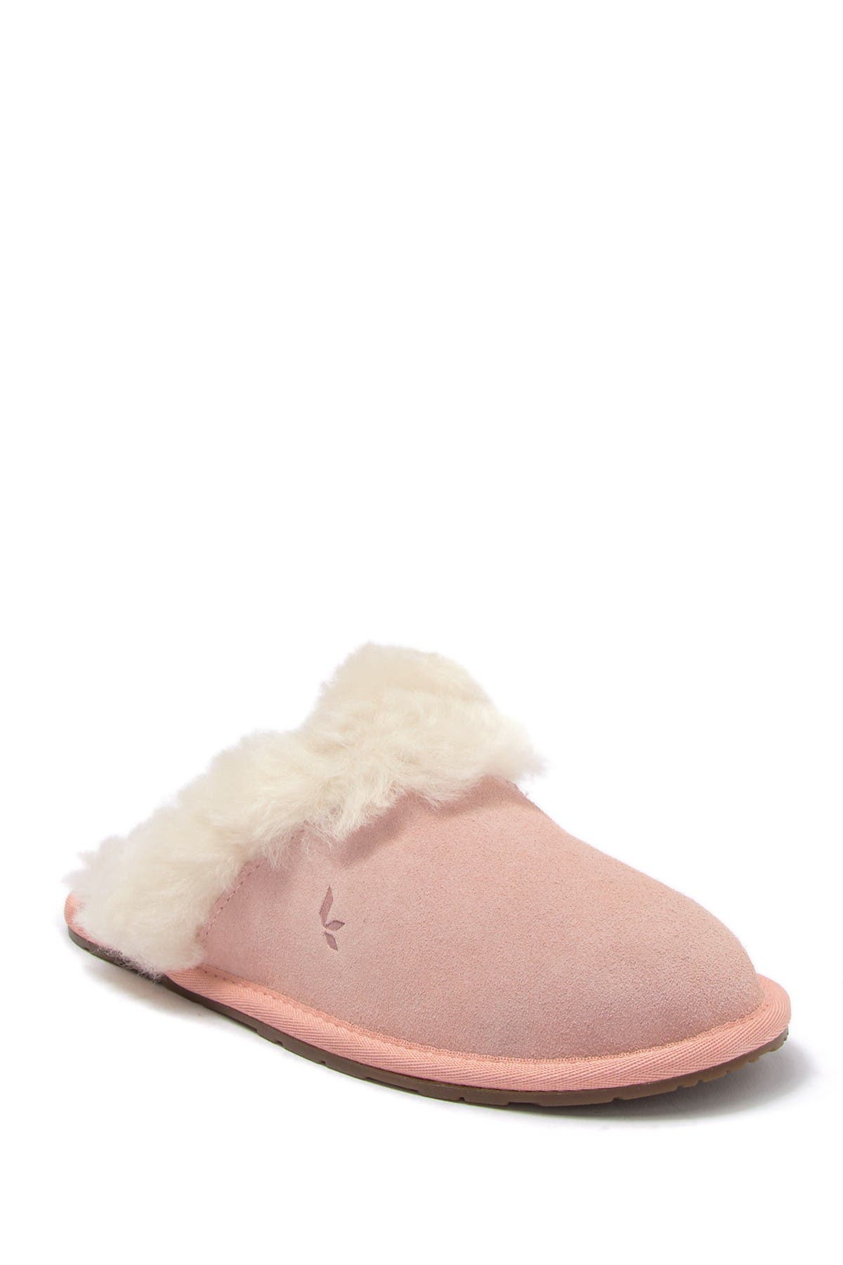 Milo Genuine Shearling Scuff Slipper, Main, color, PBS