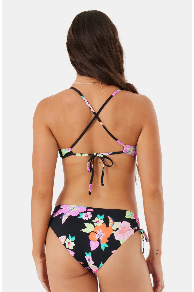 Wanderlust Hipster Full Bikini Bottoms, Alternate, color, BLACK MULTI
