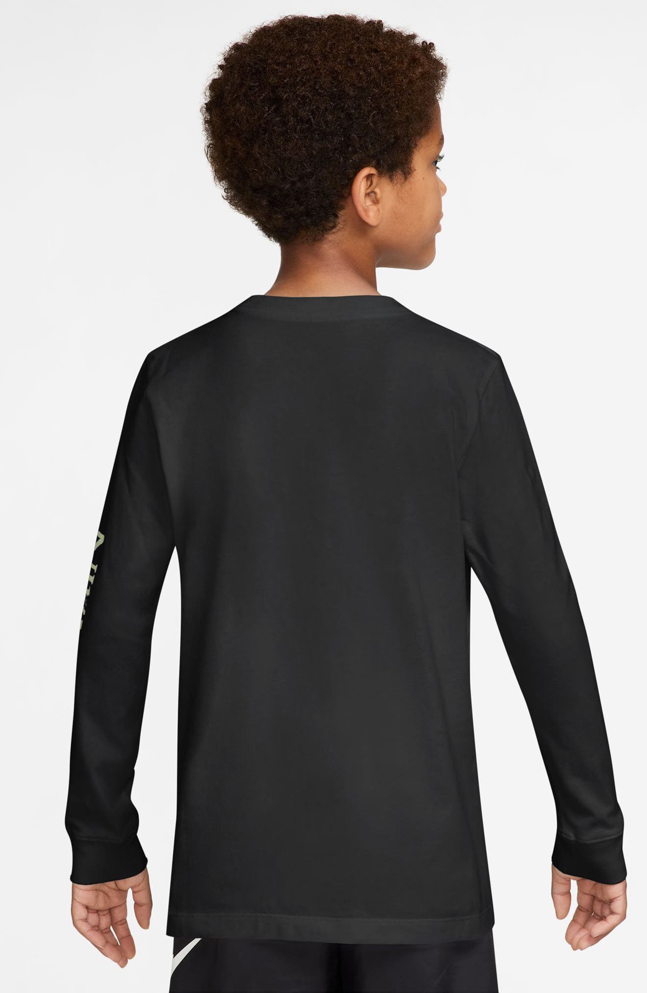 Nike Kids' Skeleton Logo Long Sleeve Graphic T-Shirt | Nordstrom