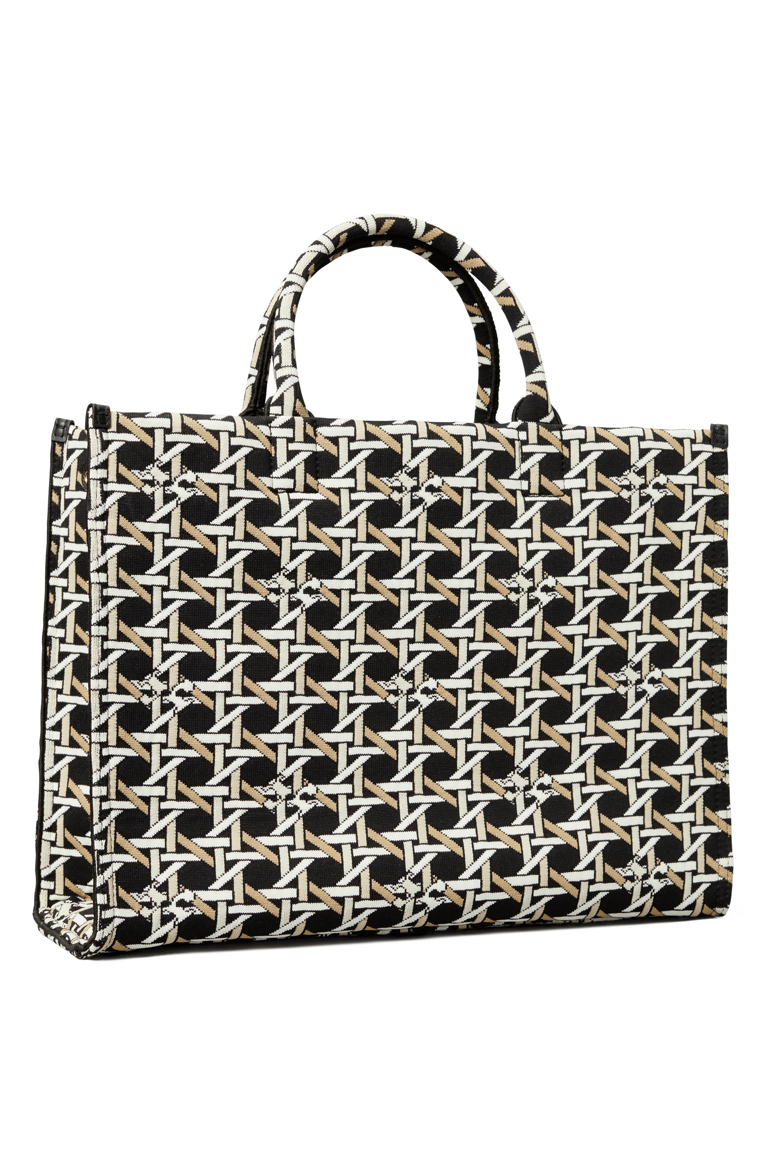 Tory Burch Ella Circular Knit Tote, Alternate, color, 