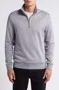 BOSS Sidney Quarter Zip Pullover