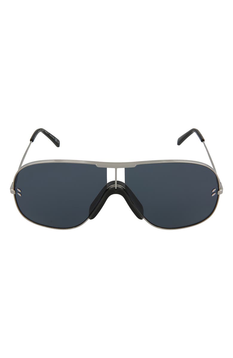 Stella McCartney 65mm Shield Sunglasses, Main, color,