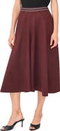 Halogen® Faux Suede Wide Leg Culottes