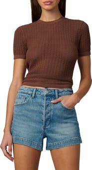 Joe's Baby Open Stitch T-Shirt